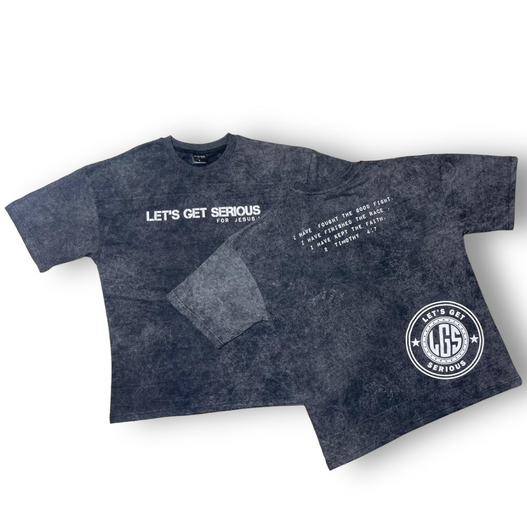 Serious For Jesus 2 Timothy 4:7 Oversized Tee