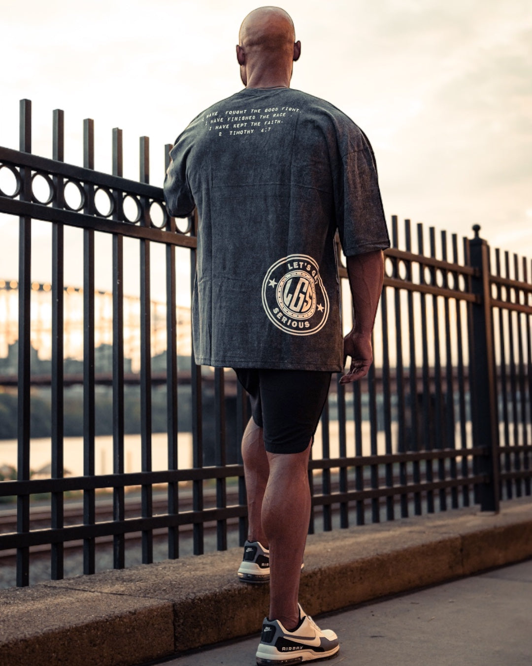 Serious For Jesus 2 Timothy 4:7 Oversized Tee