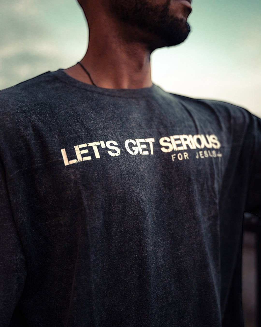 Serious For Jesus 2 Timothy 4:7 Oversized Tee