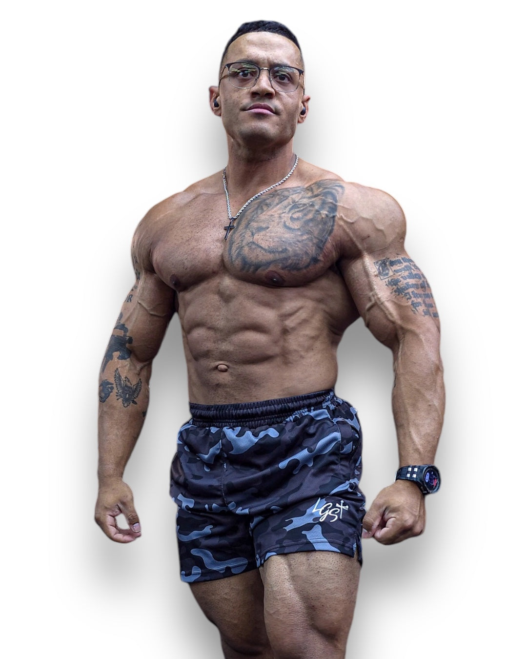 Serious For Jesus Camo Silkie Shorts