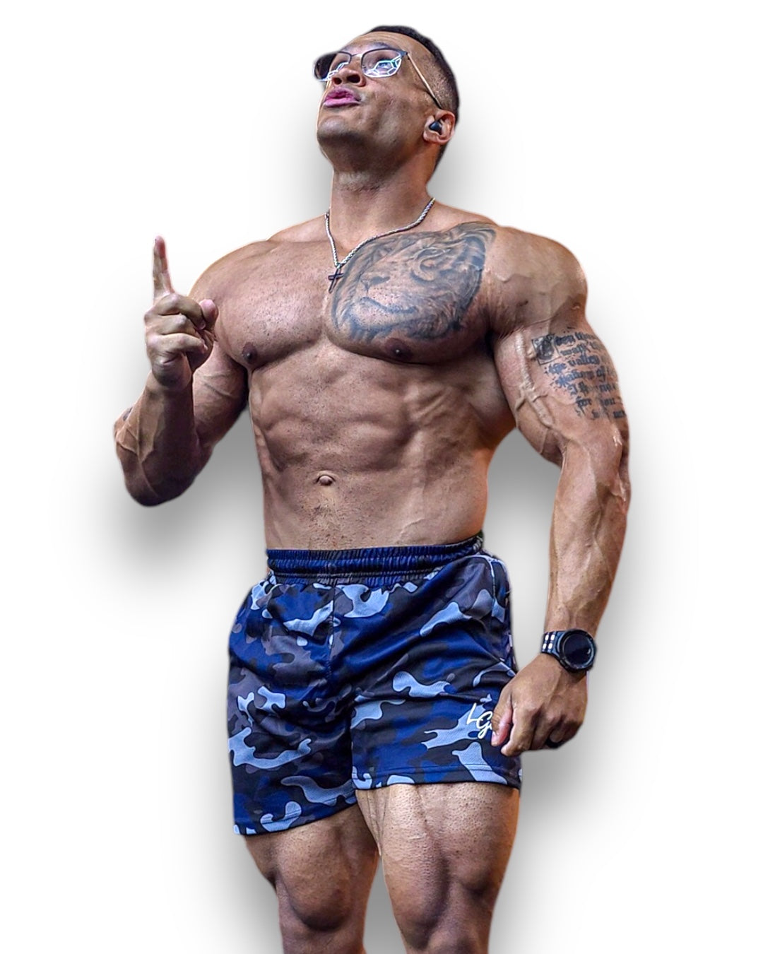 Serious For Jesus Camo Silkie Shorts